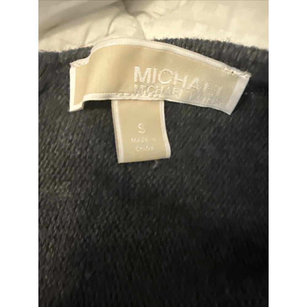 Michael Kors Women’s Sweater Size Small Grey Soft Zipper Detail Winter - Picture 5 of 6